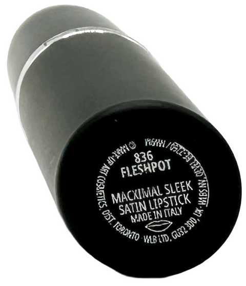 rossetto Mac Cosmetics Macximal Sleek Satin Lipstick 836 FLESHPOT