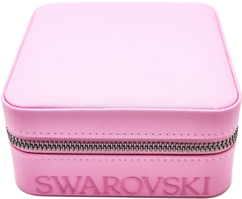 Pink Swarovski Travel Jewellery Box New 100% SWAROVSKI Brand Red