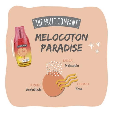 profumo donna Eau de Toilette The Fruit Company Melocotón Paradise Pesca 40 ml