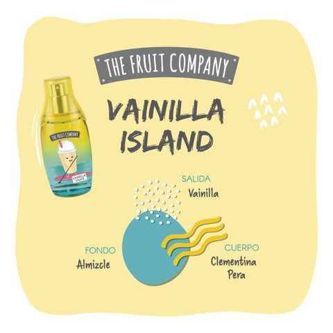 profumo donna Eau de Toilette The Fruit Company Vainilla Island 40 ml