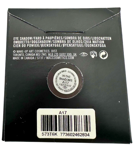 ombretto Mac Cosmetics Eye Shadow IN THE SHADOWS Refill