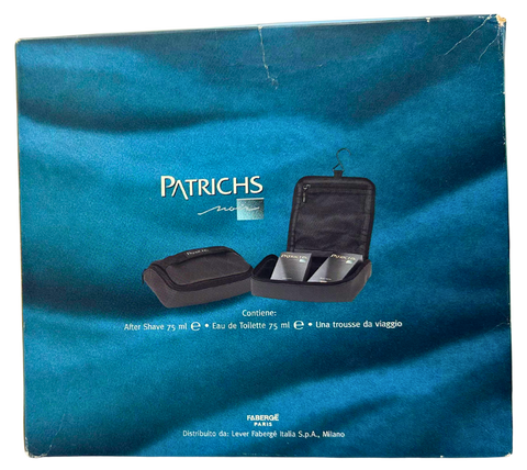 kit Patrichs Noir Fabergè Paris Eau de Toilette 75 ml + After Shave 75 ml + trousse