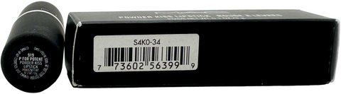 rossetto Mac Cosmetics Powder Kiss Lipstick 919 P FOR POTENT