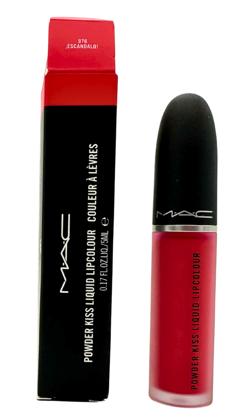 rossetto Mac Cosmetics Powder Kiss Liquid Lipcolour 976 ESCANDALO!