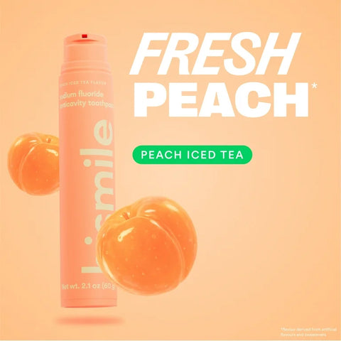 dentifricio Hismile Fluoride Toothpaste Peach Iced Tea 60 g