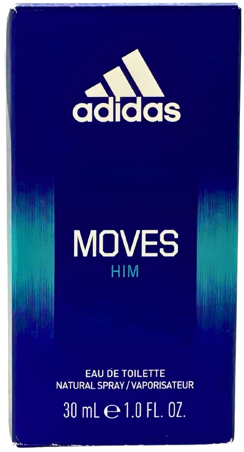 profumo uomo Eau de Toilette Adidas Coty Moves Him Natural Spray vaporisateur 30 ml