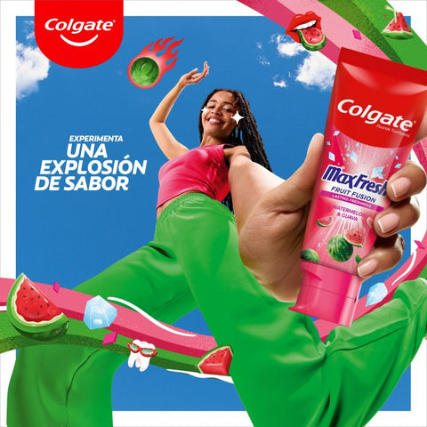 dentifricio Colgate Max Fresh Fruit Fusion WATERMELON & GUAVA 75 ml