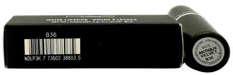 rossetto Mac Cosmetics Matte Lipstick ANTIQUE VELVET