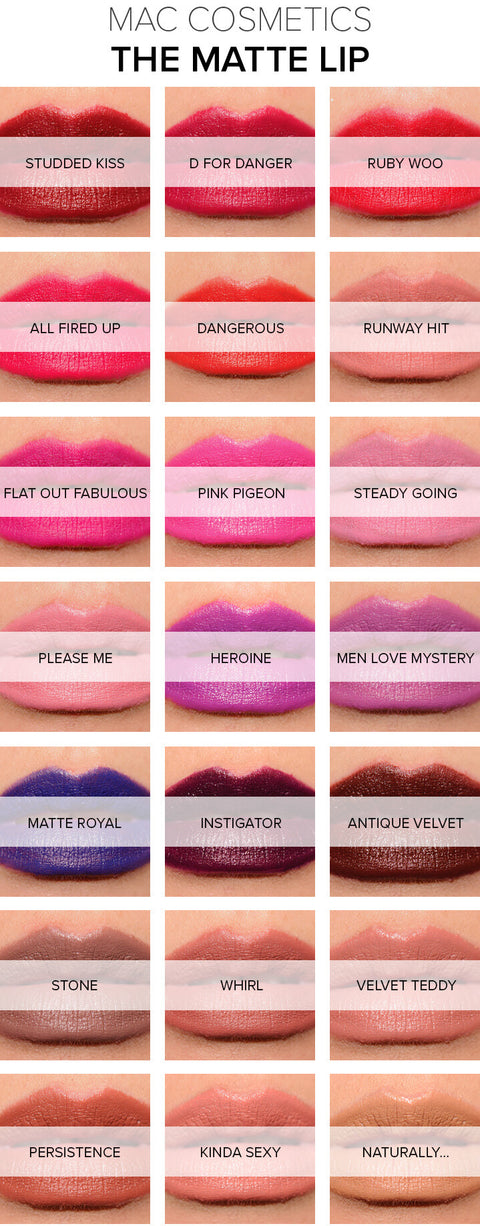 rossetto Mac Cosmetics Matte Lipstick 629 MEN LOVE MYSTERY