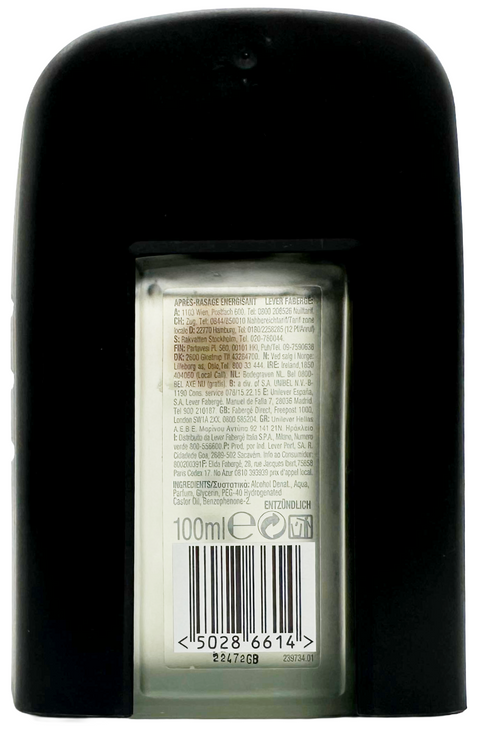 after shave Fabergé Paris Axe Dimension Vitalising splash 100 ml