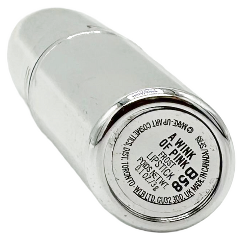 rossetto Mac Cosmetics Frost Lipstick Shiny Pretty Things A WINK OF PINK