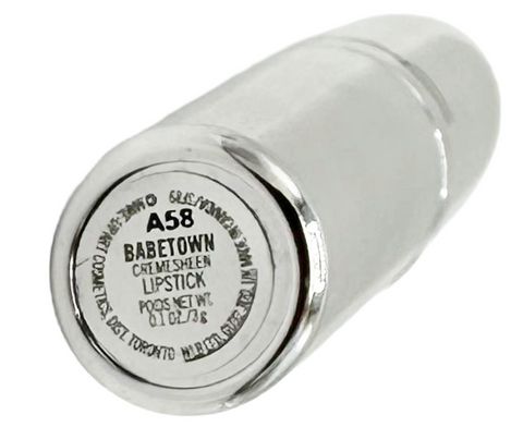 rossetto Mac Cosmetics Cremesheen Lipstick Shiny Pretty Things BABETOWN