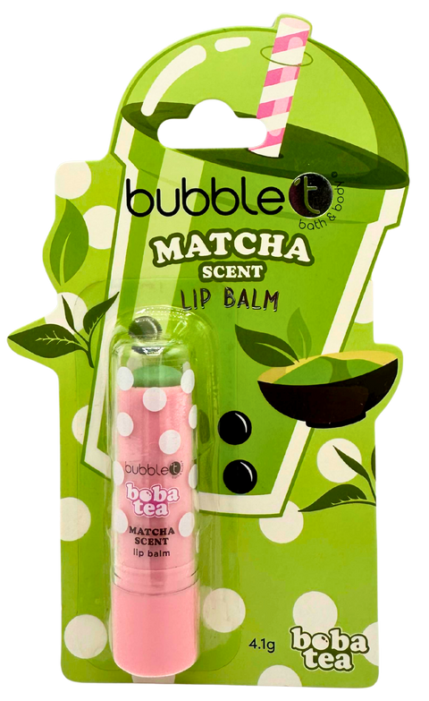 lip balm Bubble T Cosmetics Boba Tea MATCHA Scent