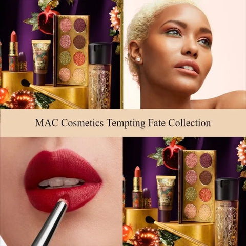 rossetto Mac Cosmetics Amplified Creme Lipstick Tempting Fate BURNISHED BEIGE