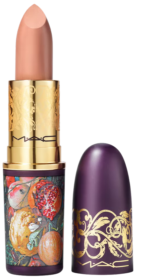 rossetto Mac Cosmetics Amplified Creme Lipstick Tempting Fate BURNISHED BEIGE