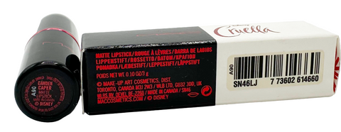 rossetto Mac Cosmetics Matte Lipstick Disney Cruella CAMDEN CAPER