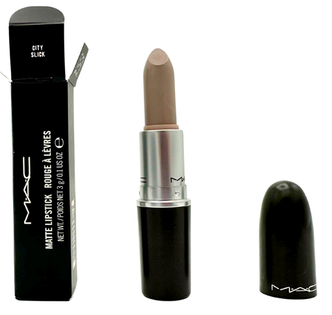 rossetto Mac Cosmetics Matte Lipstick Colour Rocker CITY SLICK