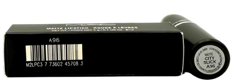 rossetto Mac Cosmetics Matte Lipstick Colour Rocker CITY SLICK