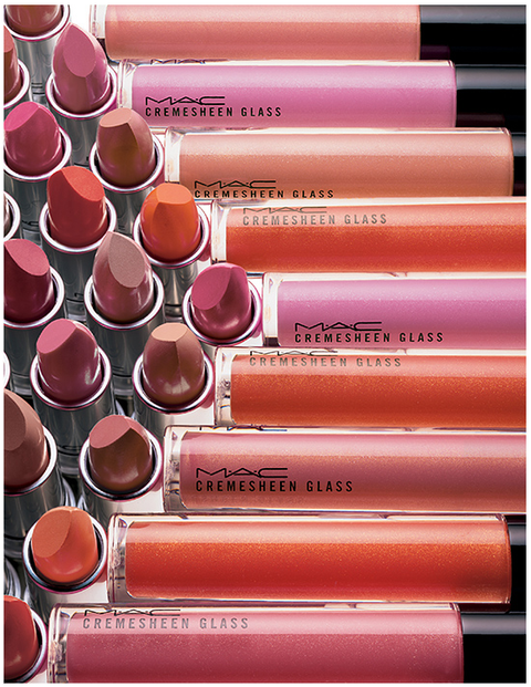 rossetto Mac Cosmetics Cremesheen Lipstick Pearl Collection PEACH BLOSSOM