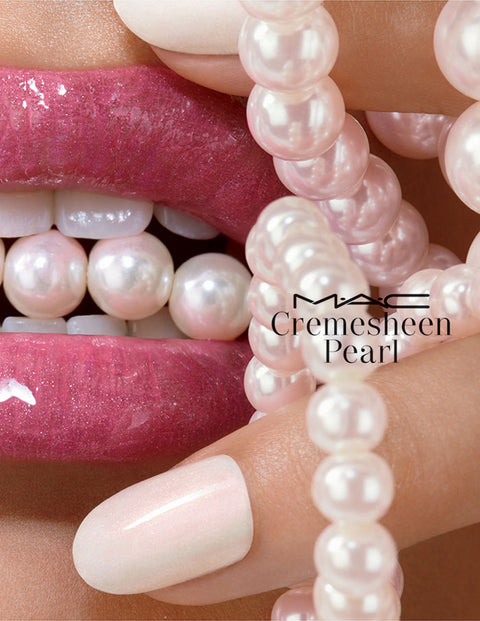 rossetto Mac Cosmetics Cremesheen Lipstick Pearl Collection PINK PEARL POP