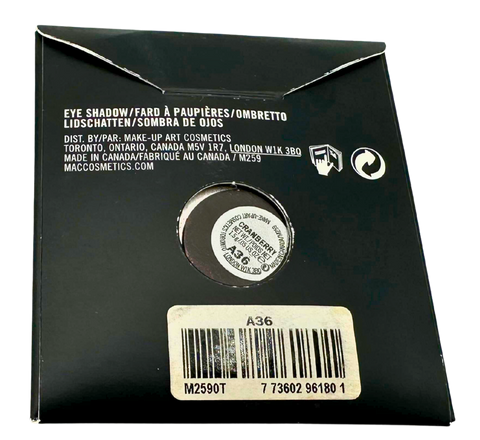 ombretto Mac Cosmetics Eye Shadow CRANBERRY Refill