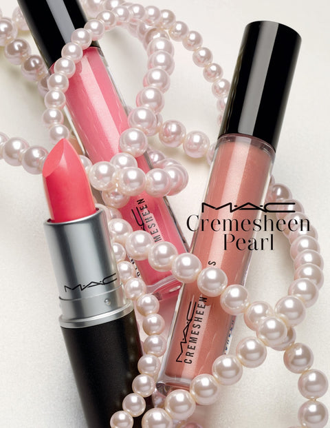 rossetto Mac Cosmetics Cremesheen Lipstick Pearl Collection CORAL BLISS