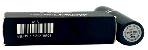 rossetto Mac Cosmetics Matte Lipstick Colour Rocker DEEP WITH ENVY