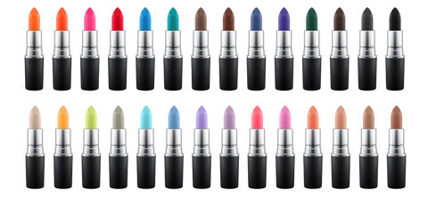 rossetto Mac Cosmetics Matte Lipstick Colour Rocker BLUE BANG!