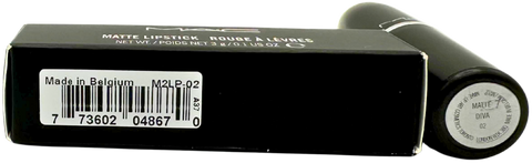 rossetto Mac Cosmetics Matte Lipstick DIVA