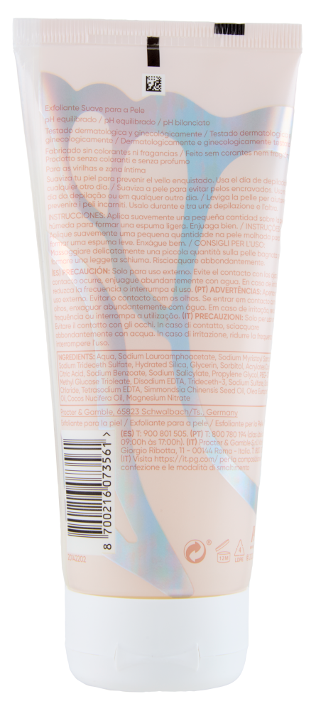 scrub levigante bikini Gillette Venus Satin Care Skin Smoothing Exfoliant 177 ml