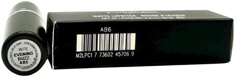 rossetto Mac Cosmetics Matte Lipstick Colour Rocker EVENING BUZZ