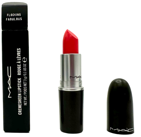 rossetto Mac Cosmetics Cremesheen Lipstick Flamingo Park FLOCKING FABULOUS