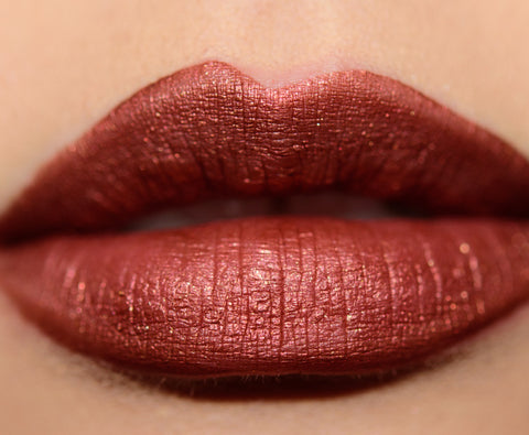 rossetto Mac Cosmetics Retro Matte Liquid Lipcolour Metallic FOILED