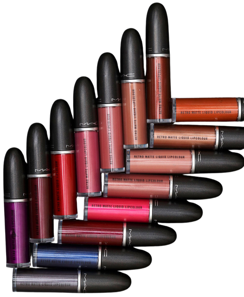 rossetto Mac Cosmetics Retro Matte Liquid Lipcolour Metallic FOILED