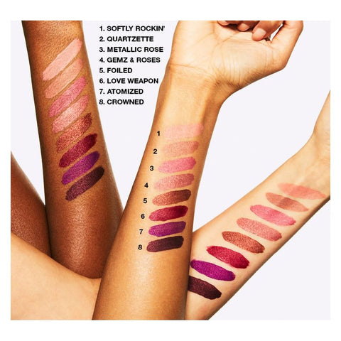 rossetto Mac Cosmetics Retro Matte Liquid Lipcolour Metallic FOILED