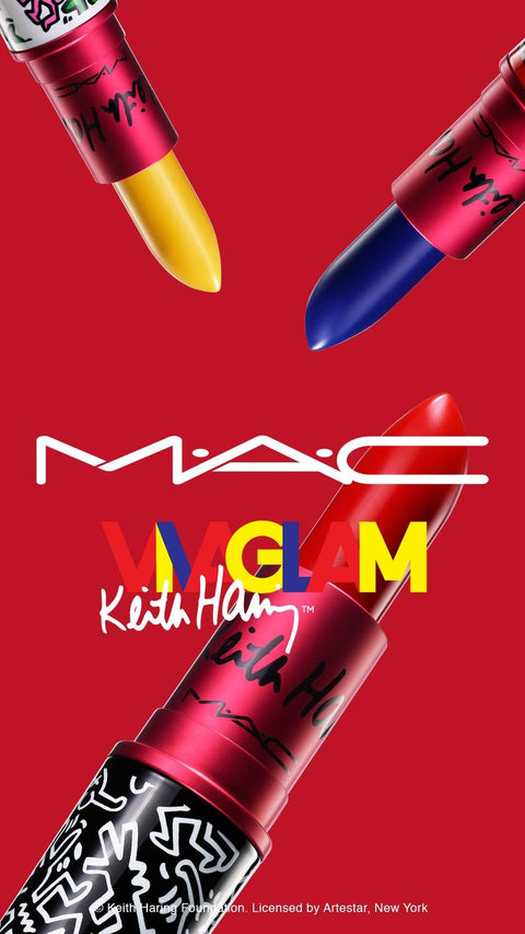 rossetto Mac Cosmetics Matte Lipstick Viva Glam Keith Haring RED HARING