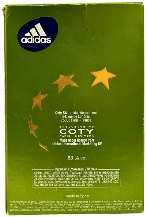 after shave lotion Adidas Coty Game Spirit Special Edition 2004 splash 100 ml