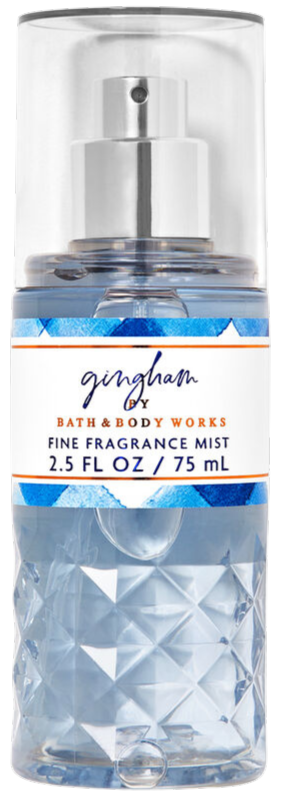 mini acqua profumata Bath & Body Works Gingham Fine Fragrance Mist 75 ml