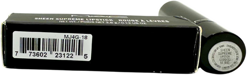 rossetto Mac Cosmetics Sheen Supreme Lipstick GOOD TO BE BAD