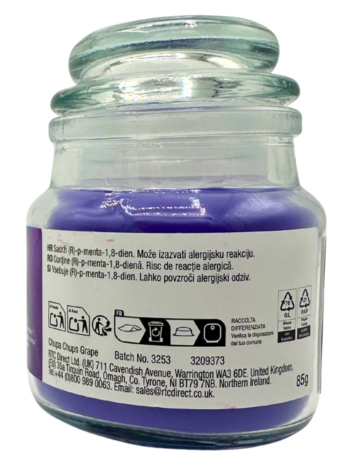 set 4 candele profumate Chupa Chups Scented Candle 4 gusti