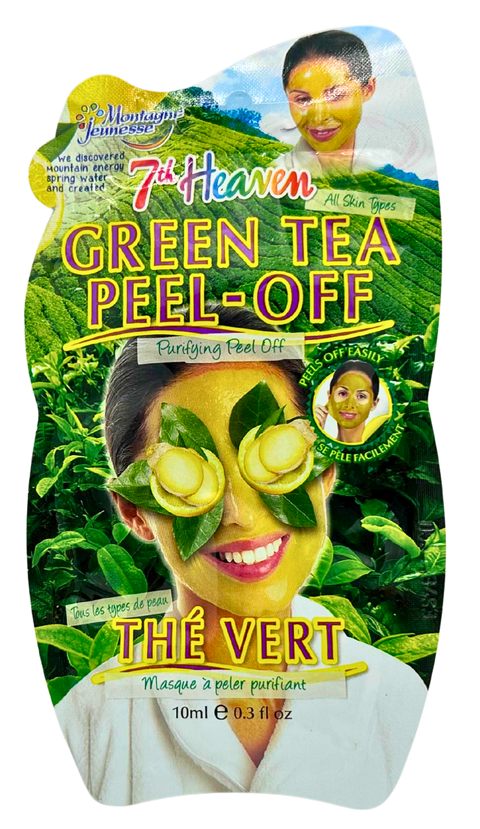 maschera viso in tessuto 7th Heaven Green Tea Peel-Off