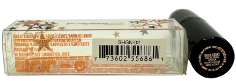 rossetto Mac Cosmetics Kiss Of Stars Lipstick Starring You GOLD STAR!