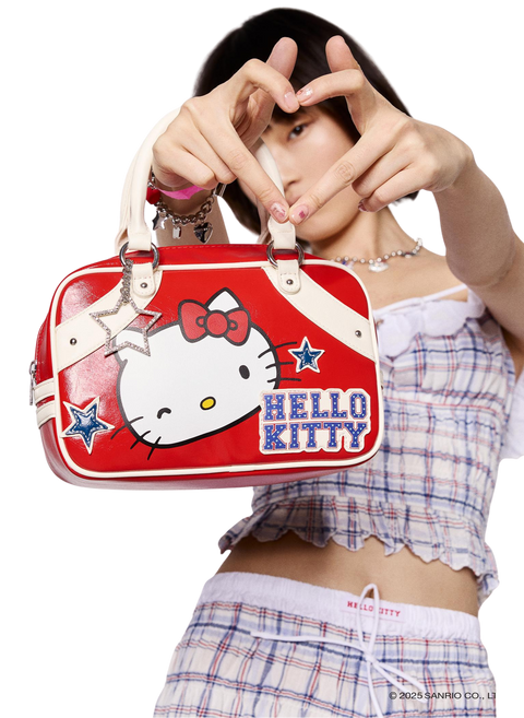 borsa donna bowling bag Bershka x Sanrio Hello Kitty BSK Teen 4131/162/600