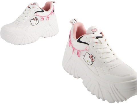 sneakers plateau donna Bershka x Sanrio Hello Kitty 1514/260/001 n° 36