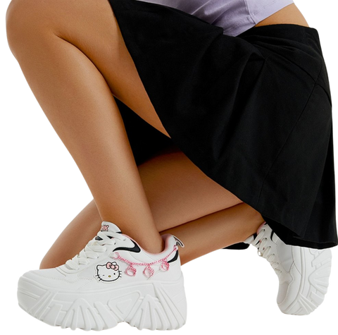 sneakers plateau donna Bershka x Sanrio Hello Kitty 1514/260/001 n° 36