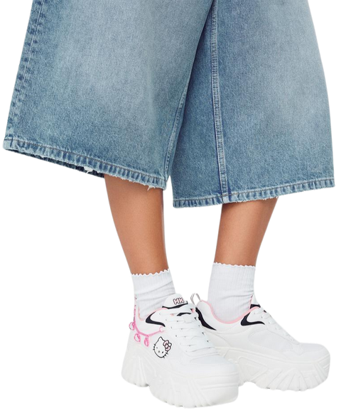 sneakers plateau donna Bershka x Sanrio Hello Kitty 1514/260/001 n° 36