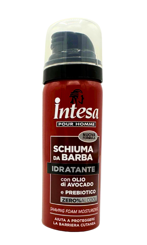 schiuma da barba Intesa Pour Homme Idratante con Olio di Avocado e Prebiotico 50 ml