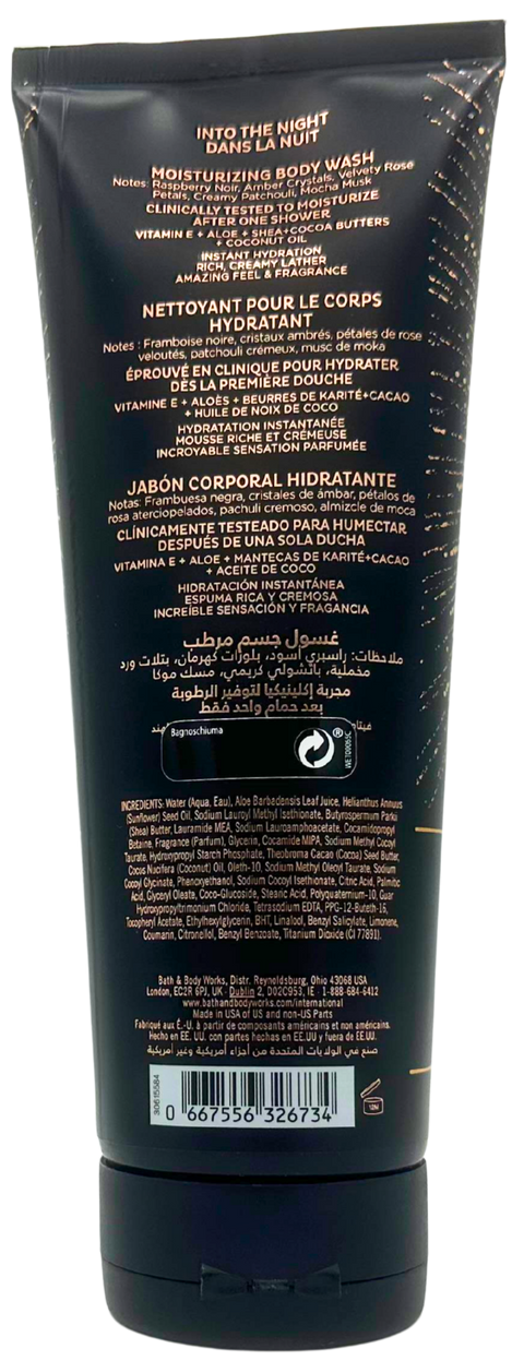 bagnoschiuma idratante Bath & Body Works Into The Night 295 ml