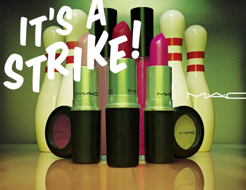 rossetto Mac Cosmetics Retro Matte Lipstick It's a Strike! BOWL ME OVER