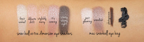 ombretto Mac Cosmetics Eye Shadow MAC Snow Ball IT'S SNOWING Extra Dimension